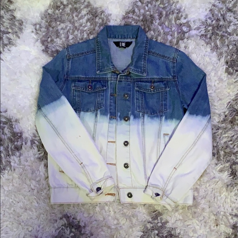 Dip Dye Denim Jacket
